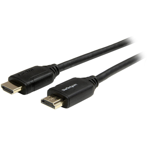 StarTech.com 6ft (2m) Premium Certified HDMI 2.0 Cable with Ethernet - High Speed Ultra HD 4K 60Hz HDMI Cable HDR10 - HDMI Cord (Male/Male Connectors) - For UHD Monitors, TVs, Displays StarTech.com 6ft (2m) Premium Certified HDMI 2.0 Cable with Ethernet - High Speed Ultra HD 4K 60Hz HDMI Cable HDR10 - HDMI Cord (Male/Male Connectors) - For UHD Monitors, TVs, Displays